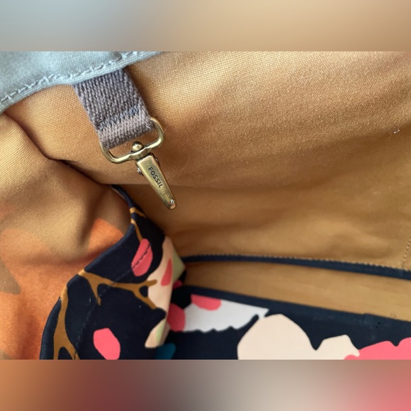 Fossil large vibrant colored tote bag ~ - Picture 2 of 12